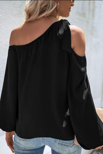 Chloe Cold Shoulder Blouse