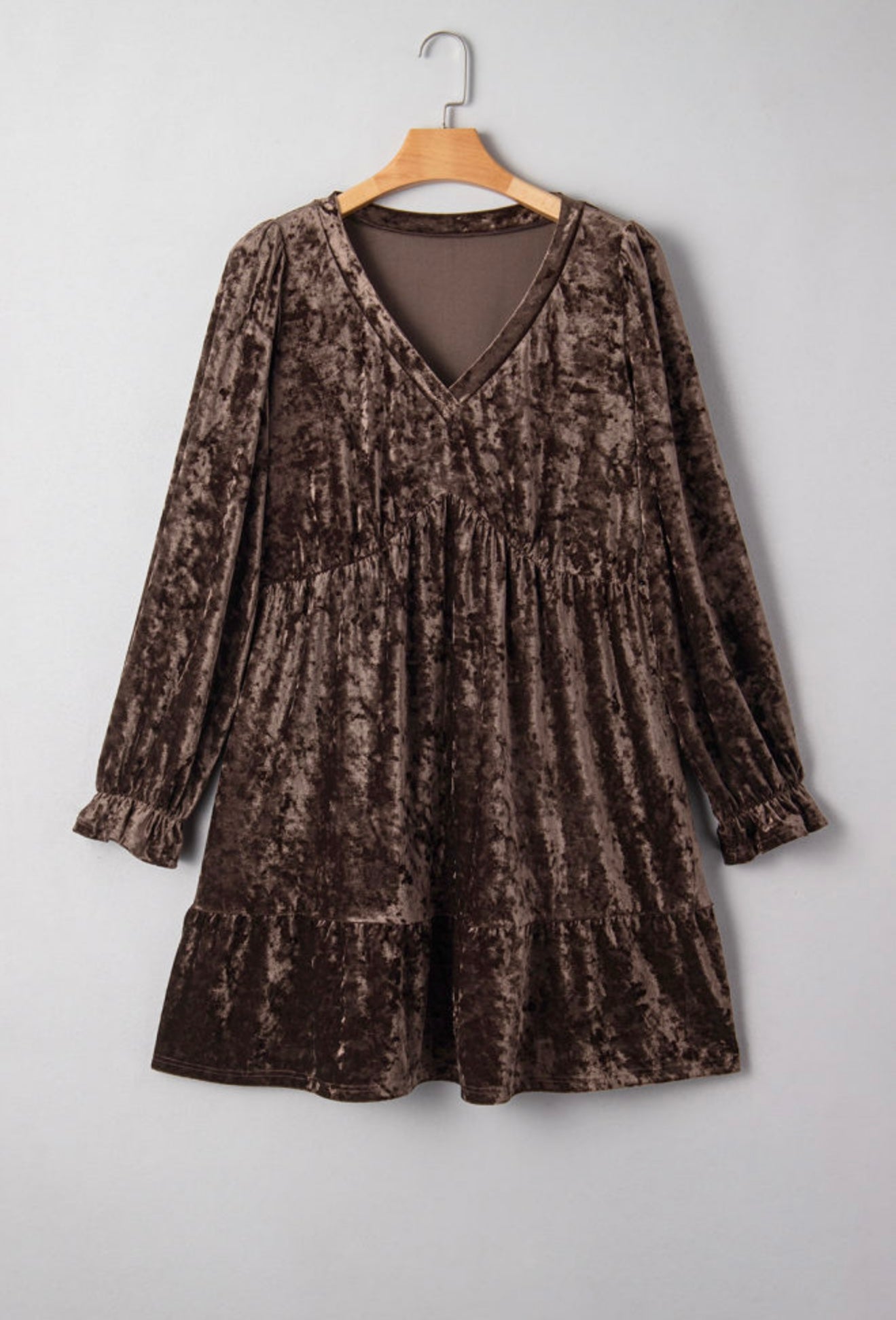 Velvet Ember Holiday Dress