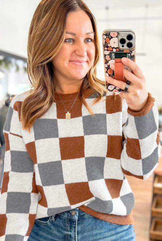 The Check Yourself Sweater