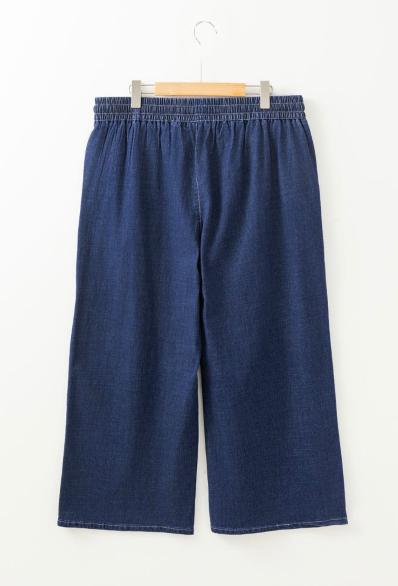 Effortless Ease Wide-Leg Denim Pants