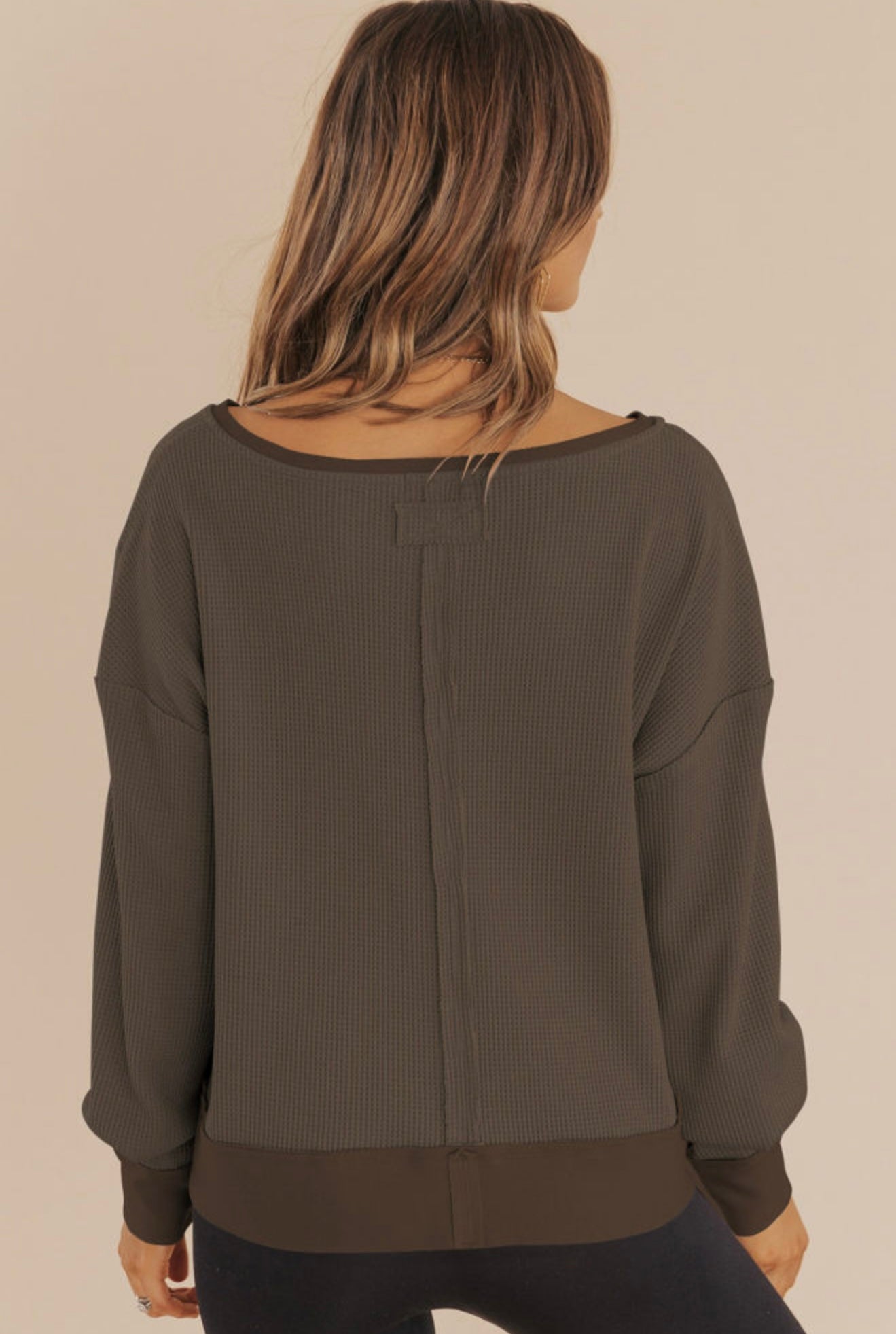 The Coffee Run Waffle Pullover