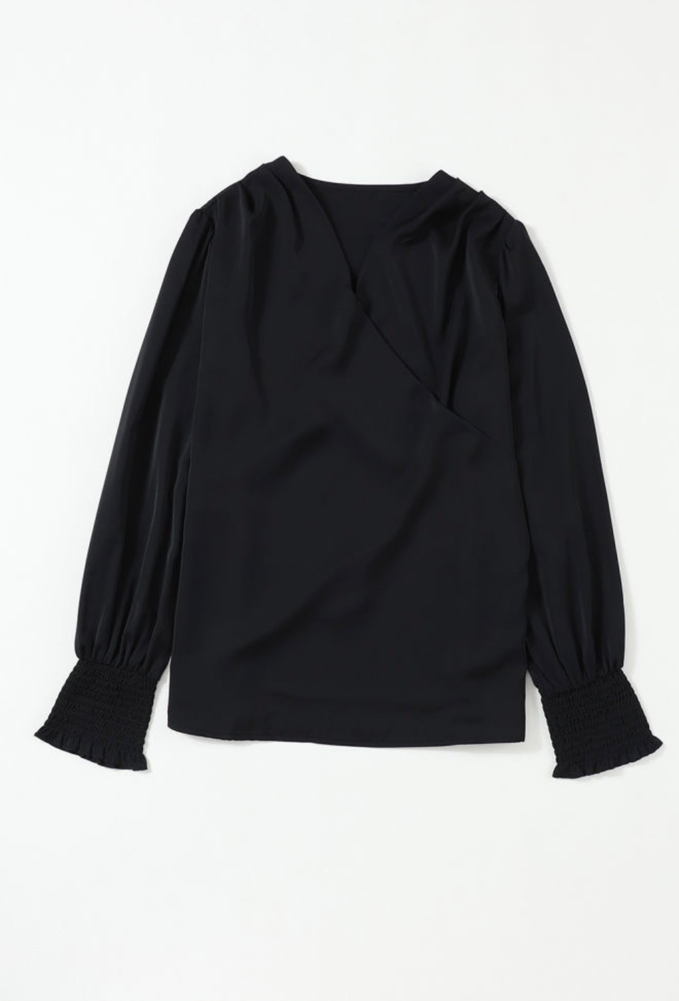 The Brielle Wrap Blouse