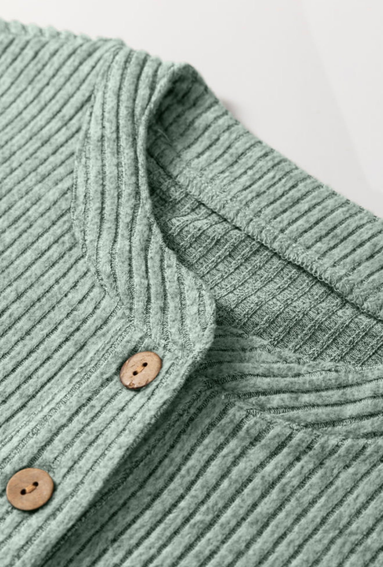 Riley Ribbed Button Down