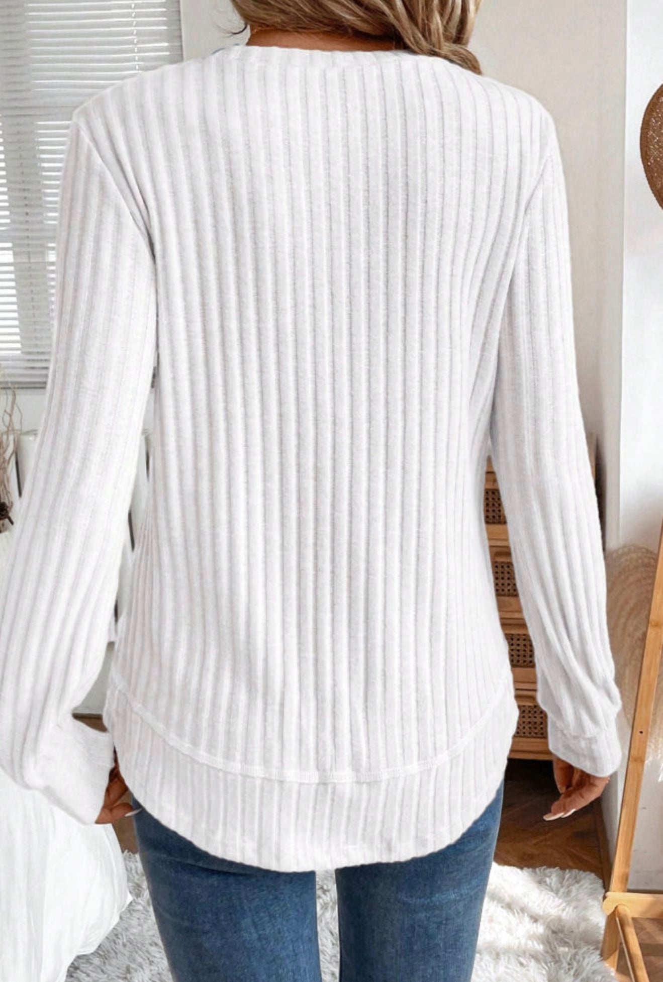 The Aspen Ribbed Knit Top