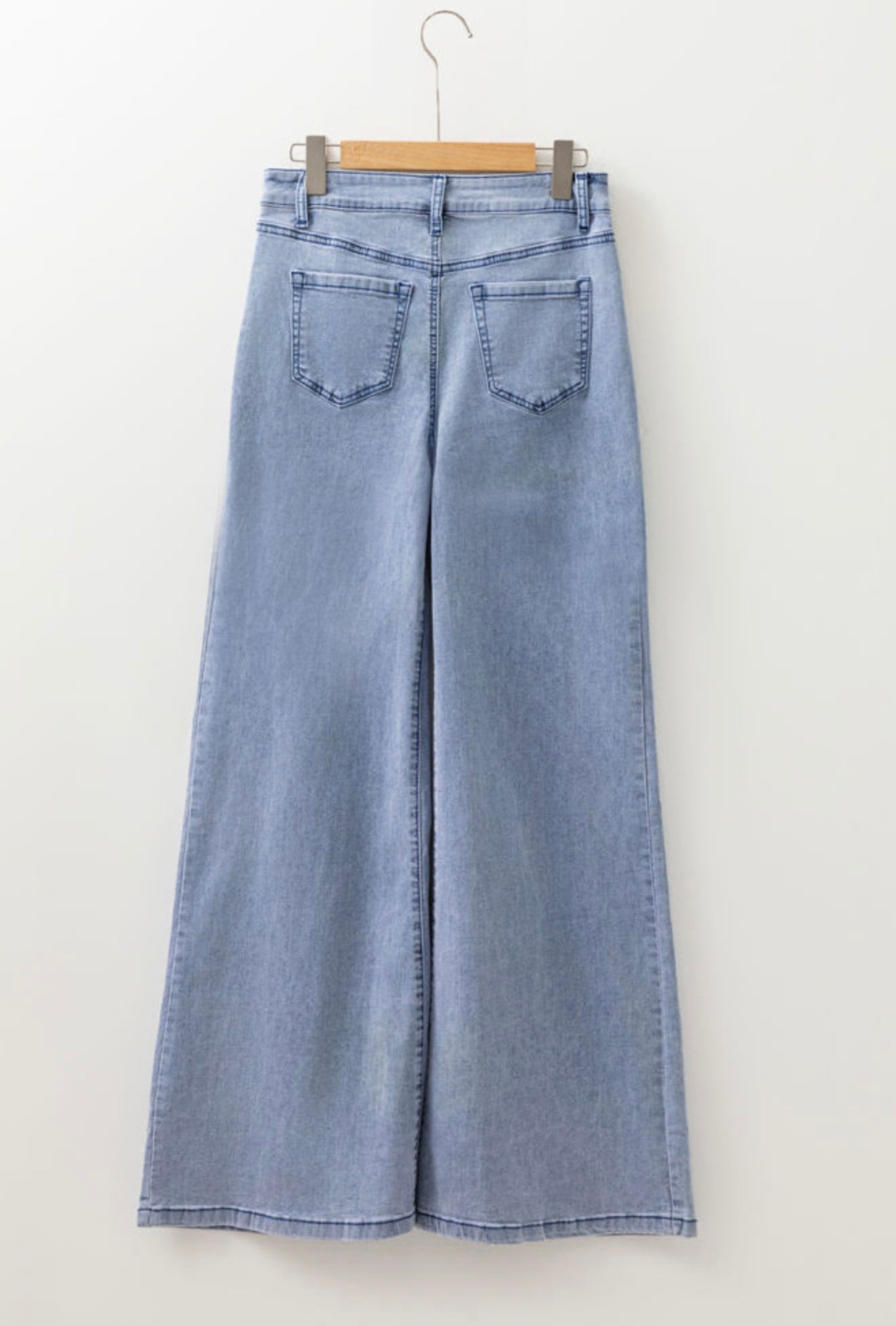 Belle Bottom Light-Wash Flares