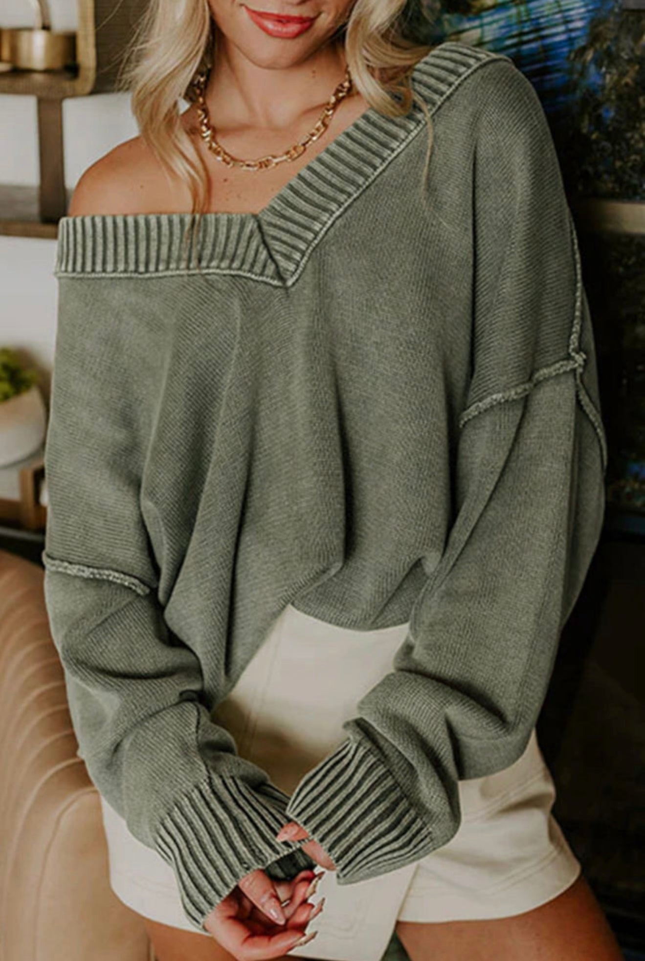 Serenity Off-Shoulder Sweater