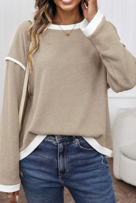 The Weekend Wind-Down Waffle Top