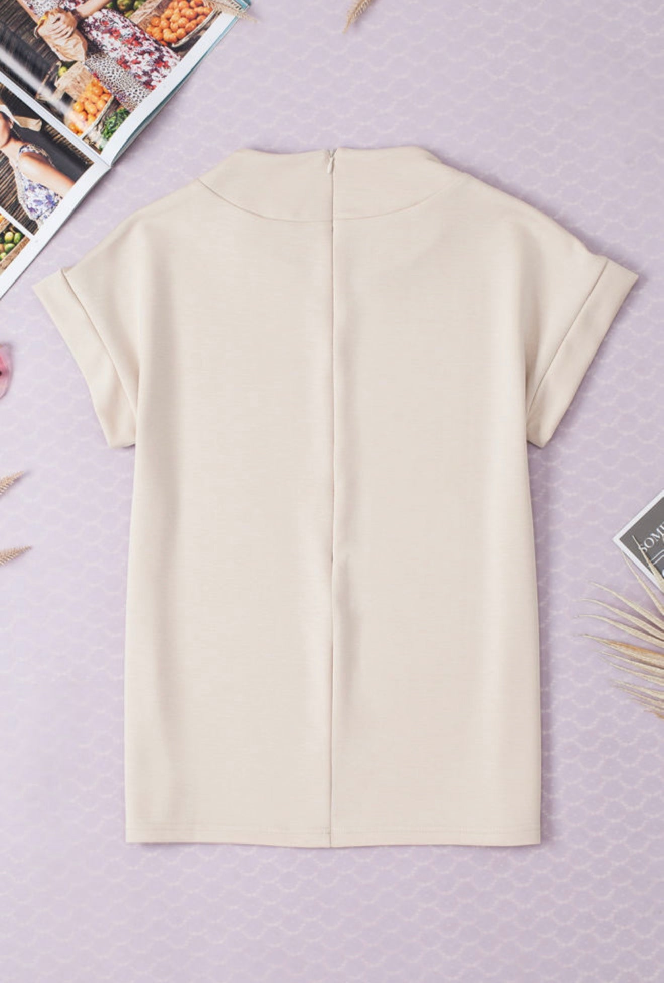 The Sienna Satin-Drape Top