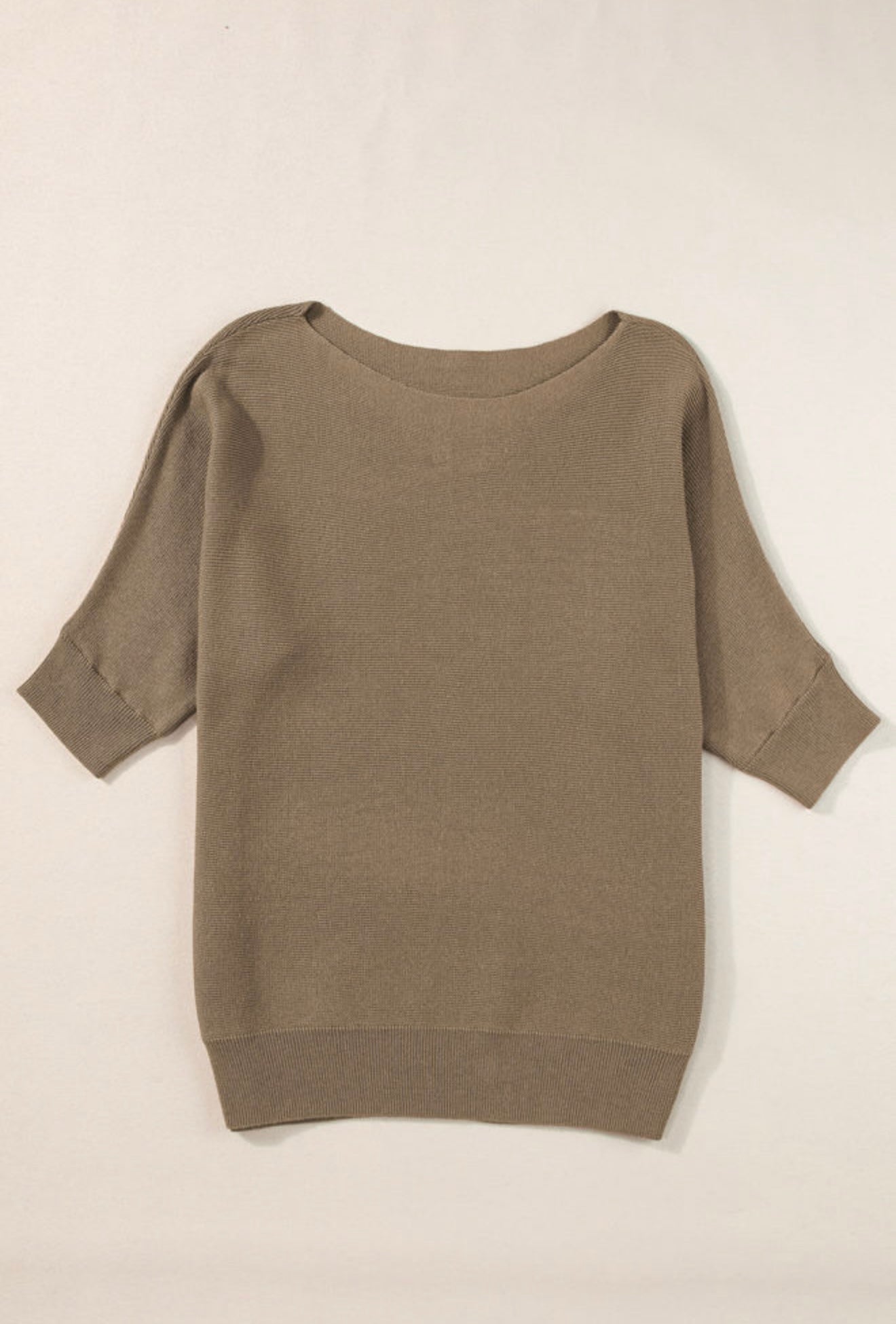 Effortless Elegance Boat Neck Knit Top