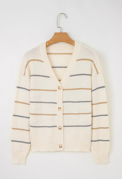 The Sutton Striped Cardigan