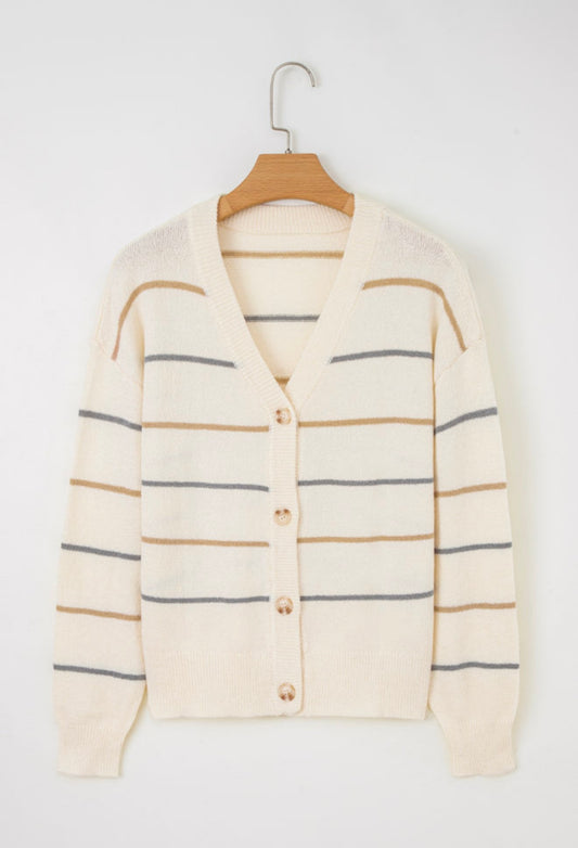 The Sutton Striped Cardigan