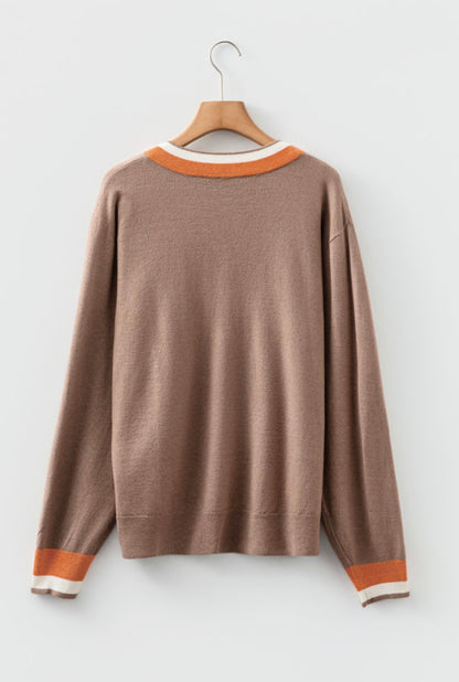 V-Neck Varsity Sweater