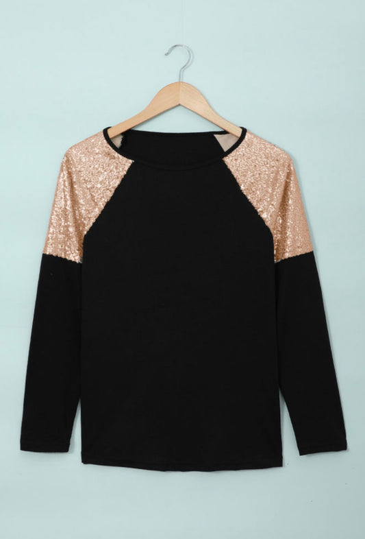 Sara Sequin Top