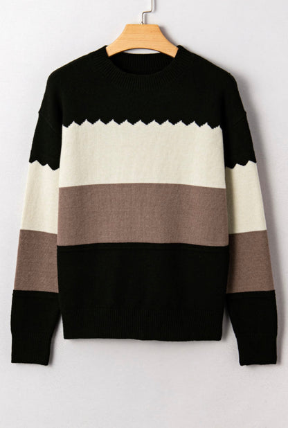 Cozy Canyon Colorblock Sweater