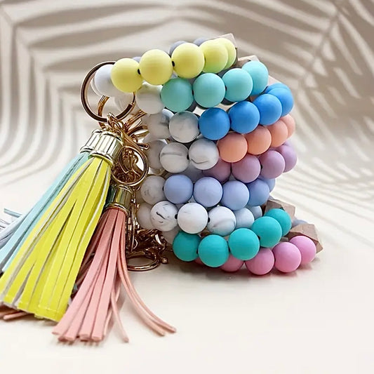 Blush & Marble Keychain