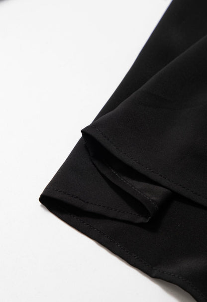 Midnight Lace Keyhole Blouse