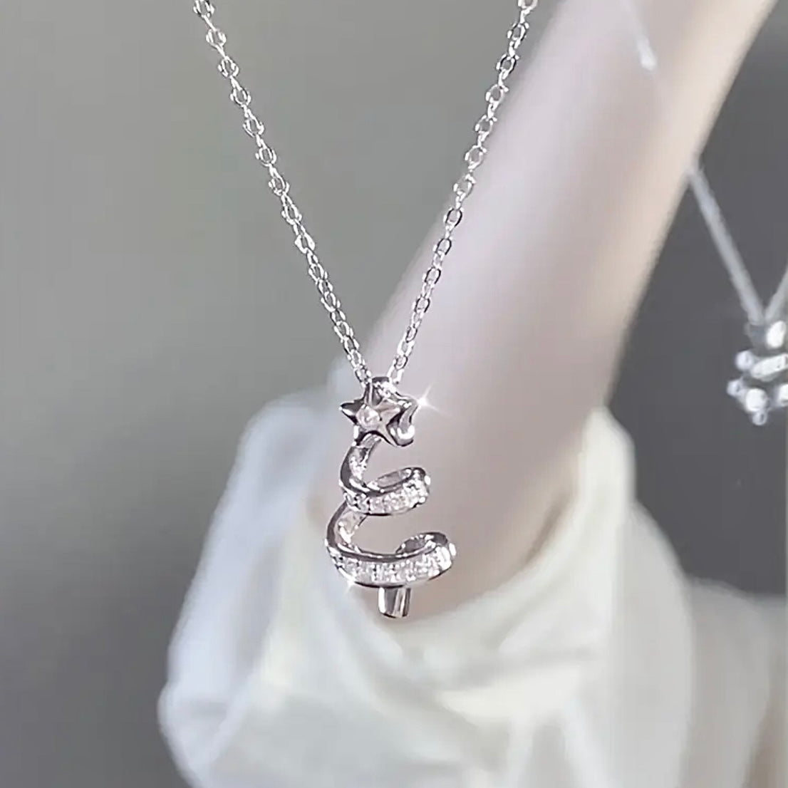 Twinkle Tree Pendant Necklace
