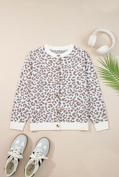 Leopard Luxe Knit Cardigan
