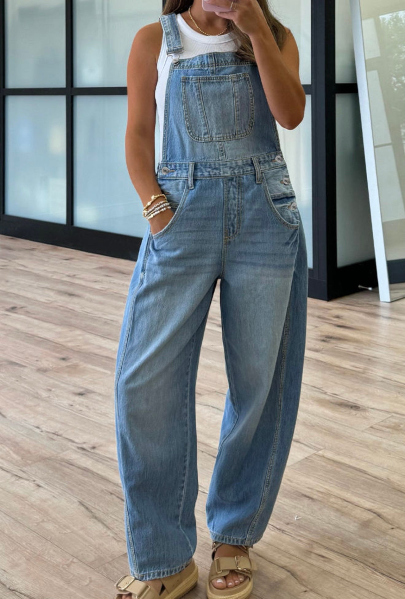 Weekend Wanderer Denim Overalls