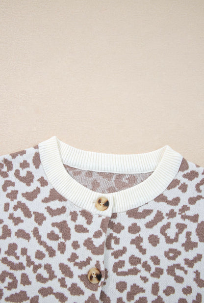 Leopard Luxe Knit Cardigan