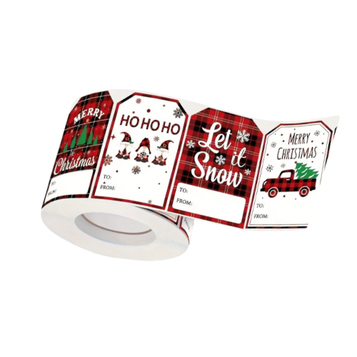 Rustic Holiday Gift Tag Set