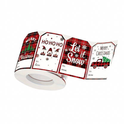 Rustic Holiday Gift Tag Set