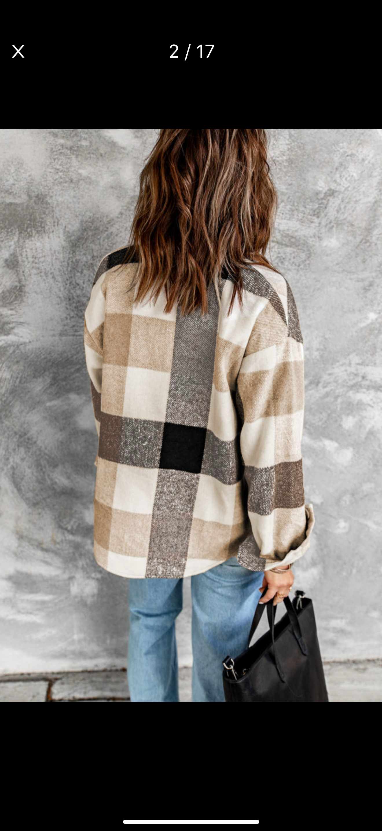 The Cozy Neutral Check Shacket