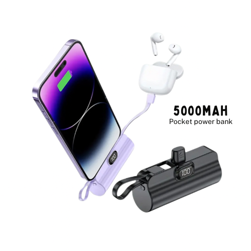 Pocket Power Bank – 5000mAh Mini Charger