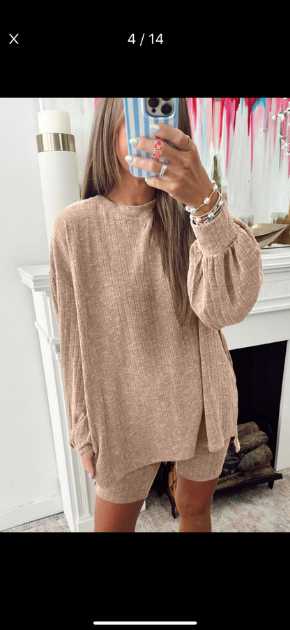 Sunday Lounge Ribbed Set