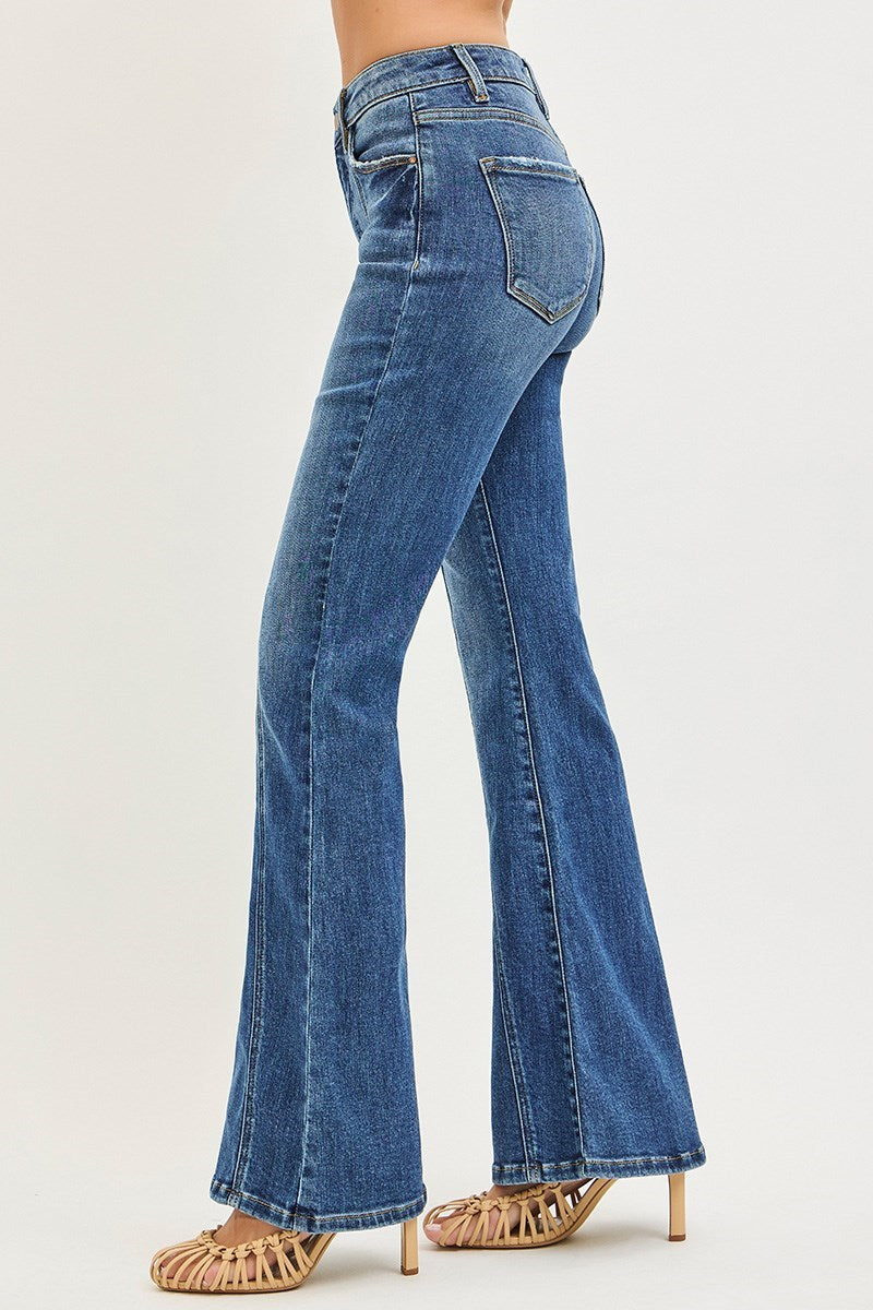 RISEN - Tummy Control, Highrise, Front Seam Denim